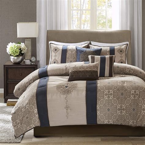 Madison park king comforter set - Madison Park Essentials Brystol 24 Piece Room in a Bag Faux Silk Comforter Jacquard Paisley Design Matching Curtains Down Alternative Hypoallergenic All Season Bedding-Set, King (104 in x 92 in), Red. Options: 3 sizes. 3,416. $12999 ($5.42/Count) List: $219.99. FREE delivery Wed, Jan 24.